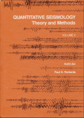 Quantitative Seismology: theory and methods