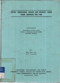 Laporan penyelidikan batuan malih daerah P. Kabaena dan Peg. Rumbia, Sulawesi Tenggara. Tahun 1985