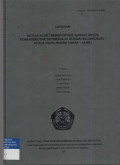 Kajian alur transportasi sungai untuk pengangkutan batubara di sungai Batanghari Kuala Niur, Muara Sabak- Jambi. Tahun 2002