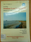 Prosiding Seminar Laut Nasional III Jakarta, 29-31 Mei2001