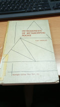 Petrogrnrsis of Metamorphic Rocks