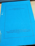 Laporan Triwulan I Proyek Mitigasi Bencana Alam Geologi April-Juni 1997