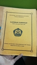 laporan tahunan tahun anggaran 1996/1997