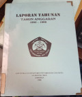 laporan tahunan tahun anggaran 1995/1996