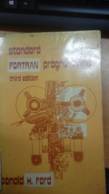 standard fortran progamming third edition