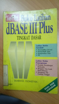 buku latihan d base III plus tingkat dasar