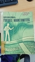 Applications Manual for PORTABLE MAGNETOMETERS