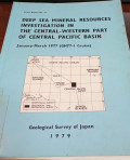 Geep Sea Mineral Resourcws invetigation in The Central Pacific Basin january-March 1977 (GH77-I Cruise)