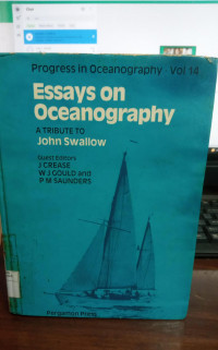 Essays On Oceanography A Tribute to Jhon Swallow