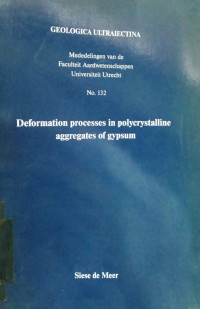 Deformation Processes in Polycrystalline Aggregates of Gypsum