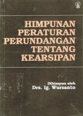 Himpunan Peraturan Perundangan Tentang Kearsipan