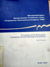 Mededelingen Nederlands Instituut voor Toegrpaste Geowetenschappen TNO